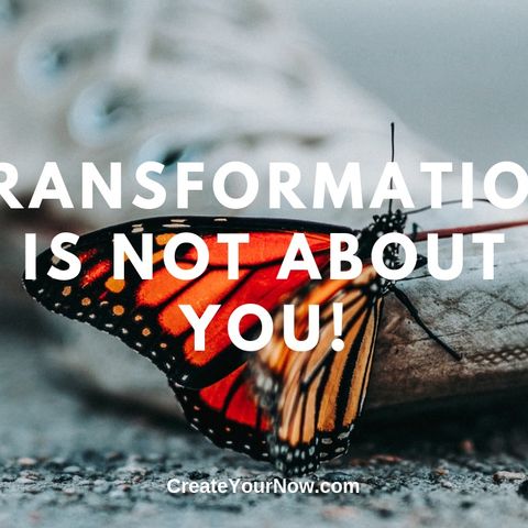 1682 Transformation Is Not About You!