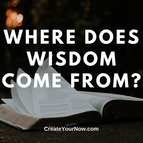 1924 Where Does Wisdom Come From?