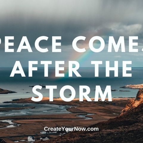 1928 Peace Comes After the Storm